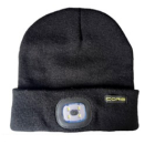 COAST LED BEANIE MUTSOPLAADBAAR BLACK