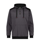 SWEATSHIRT HOODIE INDY GRIJS/ZWART XS COPES90 (340GR)