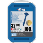 KREG POCKET-HOLE SCHROEVEN 32MM (100st)ZINC COATED