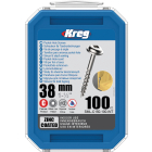 KREG POCKET-SCHROEVEN 38MM (100 st)ZINC COATED