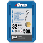 KREG POCKET-SCHROEVEN 32MM (250 st)ZIN COATED MAXI LOC